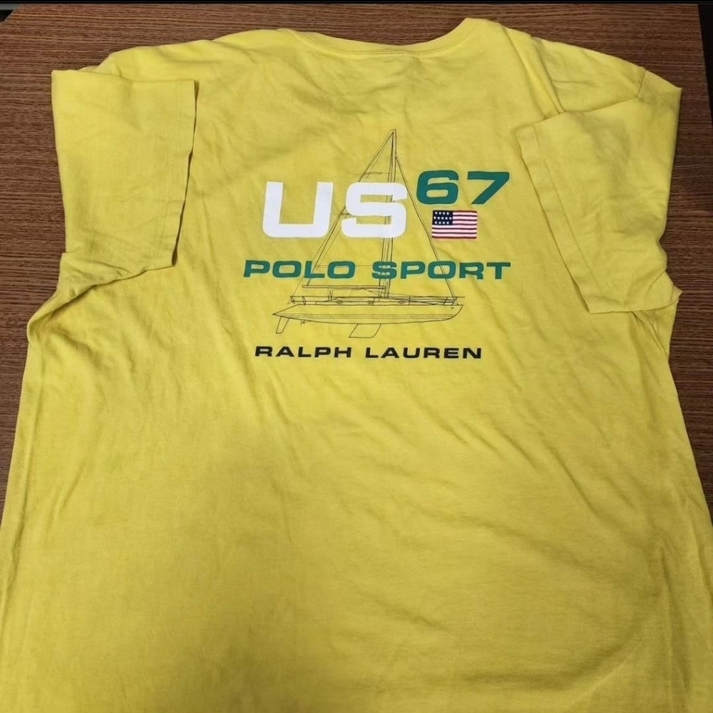 2 Polo sport ralph lauren sailing tee shirt size xl